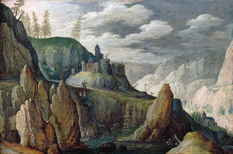 Tobias Verhaecht Mountainous Landscape France oil painting art